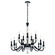 Amadeus 15 Light 120V Chandelier in Antique Silver with Optic Haze Quartz (168|S9338-48OH)