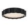 Tarte 16 120V Flush Mount in Black with Radiance Crystal Dust (168|S8416-18R)