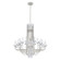 Calliope 24 Light 120-277V Chandelier in Soft Silver with Clear Optic Crystal (168|S5724-710O)