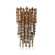 PELT LEATHER WALL SCONCE (133|522323PAB)