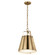 Etcher 13 Inch 1 Light Pendant with Etched Painted White Glass Diffuser in Champagne Bronze (10687|52710CPZ)