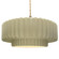 Large Tier Pleated 1-Light Pendant (254|CER-6555-VAN-BRSS-BEIG-TWST)