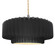 Large Tier Pleated 1-Light Pendant (254|CER-6555-BKMT-NCKL-BEIG-TWST)