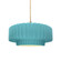 Medium Tier Pleated LED Pendant (254|CER-6553-RFPL-BRSS-BEIG-TWST-LED1-700)