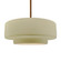 Large Tier 1-Light Pendant (254|CER-6545-VAN-BRSS-RIGID)