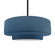 Large Tier 1-Light Pendant (254|CER-6545-MDMT-MBLK-RIGID)