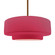Large Tier 1-Light Pendant (254|CER-6545-CRSE-BRSS-RIGID)