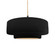 Large Tier 1-Light Pendant (254|CER-6545-CBGD-MBLK-BEIG-TWST)