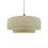 Medium Tier LED Pendant (254|CER-6543-VAN-MBLK-BEIG-TWST-LED1-700)