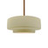 Medium Tier 1-Light Pendant (254|CER-6543-VAN-BRSS-RIGID)