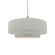 Medium Tier 1-Light Pendant (254|CER-6543-MAT-NCKL-BEIG-TWST)