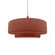 Medium Tier 1-Light Pendant (254|CER-6543-CLAY-MBLK-BEIG-TWST)