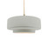 Medium Tier 1-Light Pendant (254|CER-6543-BIS-BRSS-BEIG-TWST)