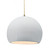 Large Globe 1-Light Pendant (254|CER-6535-WHT-ABRS-BEIG-TWST)