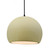 Large Globe 1-Light Pendant (254|CER-6535-VAN-MBLK-BKCD)