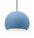 Large Globe LED Pendant (254|CER-6535-SKBL-NCKL-BKCD-LED1-700)