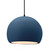 Large Globe LED Pendant (254|CER-6535-MDMT-MBLK-BKCD-LED1-700)