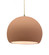 Large Globe 1-Light Pendant (254|CER-6535-ADOB-ABRS-BEIG-TWST)