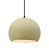 Medium Globe 1-Light Pendant (254|CER-6533-VAN-MBLK-BKCD)