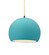 Medium Globe 1-Light Pendant (254|CER-6533-RFPL-MBLK-BEIG-TWST)