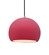 Medium Globe 1-Light Pendant (254|CER-6533-CRSE-NCKL-BKCD)