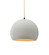 Small Globe 1-Light Pendant (254|CER-6530-MTGD-MBLK-BEIG-TWST)