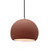 Small Globe LED Pendant (254|CER-6530-CLAY-NCKL-BKCD-LED1-700)