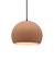 Small Globe 1-Light Pendant (254|CER-6530-ADOB-MBLK-BKCD)