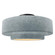Large Tier Semi-Flush (254|CER-6365-CONC-MBLK)