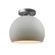 Small Globe LED Semi-Flush (254|CER-6350-BIS-NCKL-LED1-700)