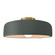 Large Spire Semi-Flush (254|CER-6345-PWGN-BRSS)