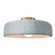 Large Spire Semi-Flush (254|CER-6345-CONC-BRSS)