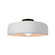 Medium Spire Semi-Flush (254|CER-6343-WTWT-MBLK)