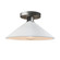 Flare Semi-Flush (254|CER-6330-WHT-NCKL)