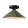 Flare Semi-Flush (254|CER-6330-MGRN-MBLK)