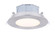 LED Recess Downlight, 4'' Brushed Nickel Color Trim, 9W Dimmable, 3000K, 500 Lumen, Recess mounte (801|DL-4-9RR-BN-C)