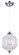 TILLY, 8 1/2'' LED Chain Pendant, Crystal, 15.5W LED (Integrated), Dimmable, 750 (801|LPL145A09CH)