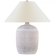 Portis 32'' Combed Round Table Lamp (279|CHA 8662WWT-L)