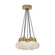 Mina Alabaster 7-Light Small Chandelier (7355|SLCH54330BHAB)