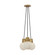Mina Alabaster 3-Light Small Chandelier (7355|SLCH542WDBHAB)