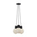 Mina Alabaster 3-Light Small Chandelier (7355|SLCH54222IB)