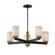 Ruffles-Single-Tier Chandelier (19|32655SWBKAB)