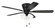 Wheeler 52'' 5-Blade 3-Light Ceiling Fan in Flat Black w/ Flat Black/Greywood Blades; Integrated  (20|WHL52FB5C3)
