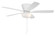 Wheeler 52'' 5-Blade 2-Light Bowl Ceiling Fan in White w/ White/Washed Oak Blades (20|WHL52W5C1)