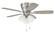 Wheeler 42'' 5-Blade 3-Light Ceiling Fan in Brushed Polished Nickel w/ Driftwood/Walnut Blades; I (20|WHL42BNK5C3)