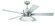 Topper 52'' 5-Blade Ceiling Fan in Brushed Polished Nickel w/ Brushed Nickel Blades; Light Kit In (20|TOP52BNK5)