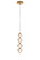Jackie 4 Light LED Pendant in Satin Brass (20|59490-SB-LED)