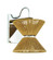 Serena 1 Light Wall Sconce in Chrome/Walnut (20|58561-CHWAL)