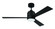 McCoy 42'' 3-Blade Ceiling Fan in Flat Black w/ Flat Black Blades; Light Kit Included (optional) (20|MCY42FB3)