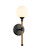 Capilano Collection 1-Light Sconce Black (12|AC11847BK)
